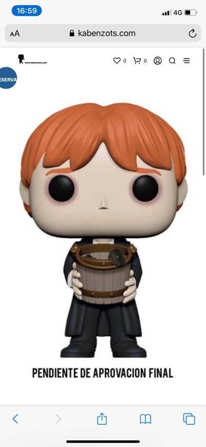 Producto Funko de Ron con cubo de babosas