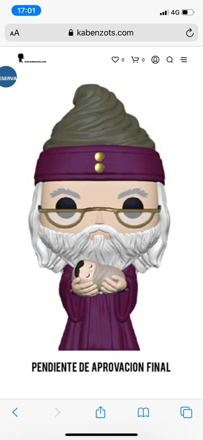 Producto Funko de Dumbledore con baby Harry