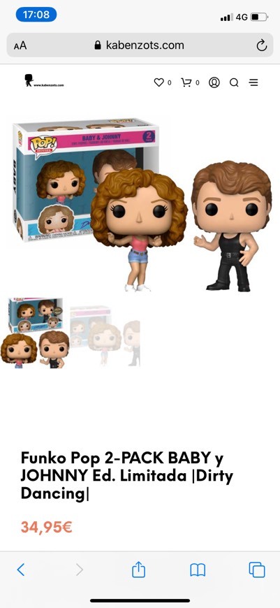 Producto Funko pack de dirty dancing