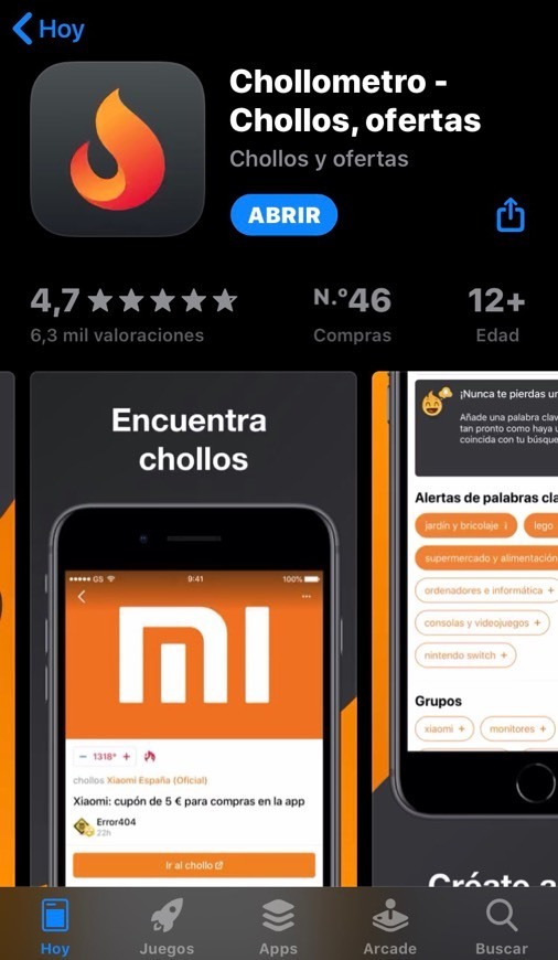 App ‎Chollometro - Chollos, ofertas en App Store