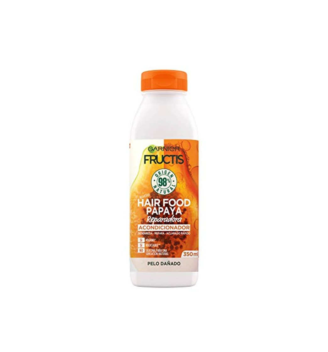 Social Garnier Fructis Hair Food Acondicionador de Papaya Reparadora para Pelo Dañado
