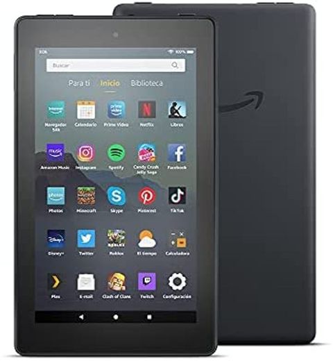 Fire 7 Tablet, tela 7 '', 32 GB (preto) - com publicidade

