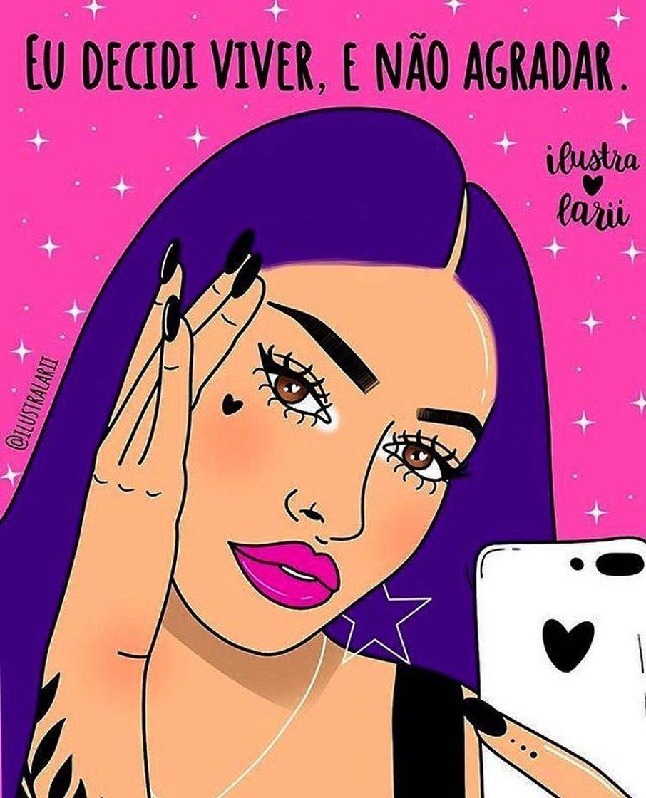 Social Eu Decidi viver e não agradar ✌🏼