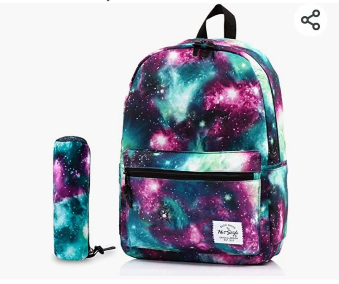 Social Mochila escolar TRENDYMAX Galaxia, 20 litros, verde, com est