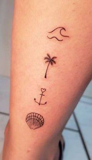 Tatuagem praianas Tumblr 🌊