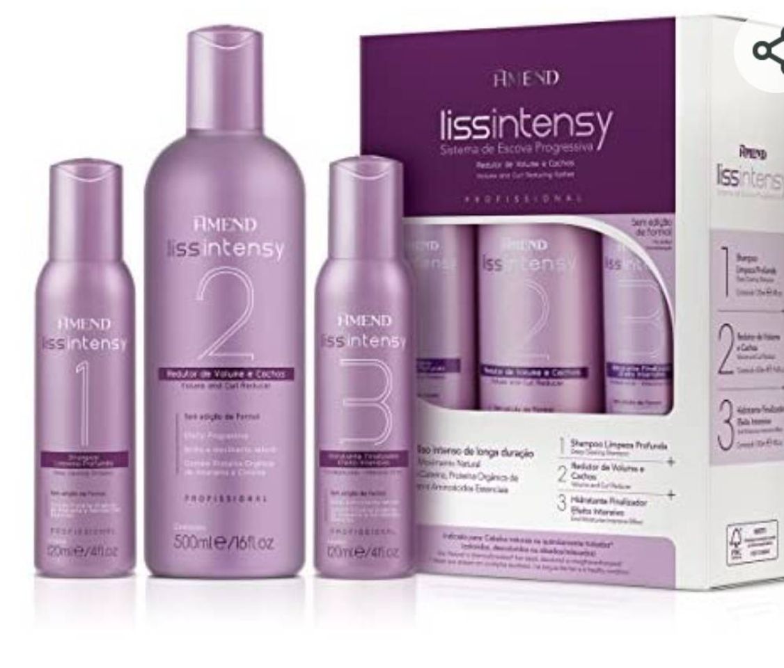 Moda Amend Liss Intensy - Kit de Alisamento Brasileiro com Querat