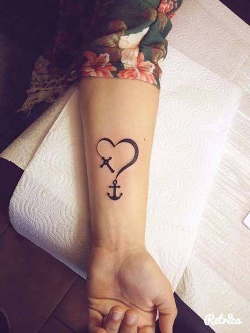 Moda Tatuagem de âncora⚓