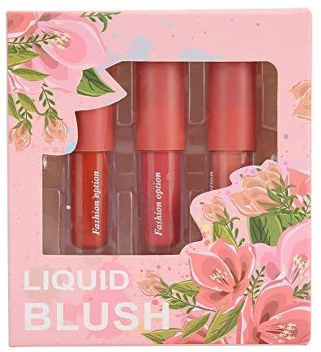 Fashion Conjunto de blush de bochecha líquido de 3 cores