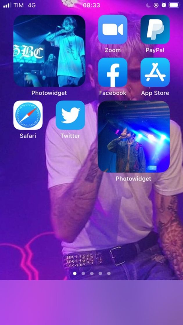 Fashion LIL PEEP IOS 14 BLUE 