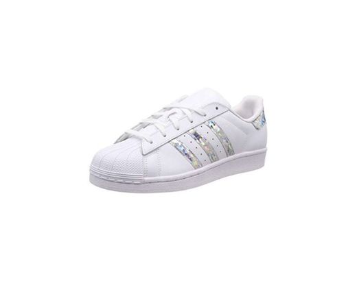 Adidas Superstar J Zapatillas de Gimnasia Unisex Niños, Blanco