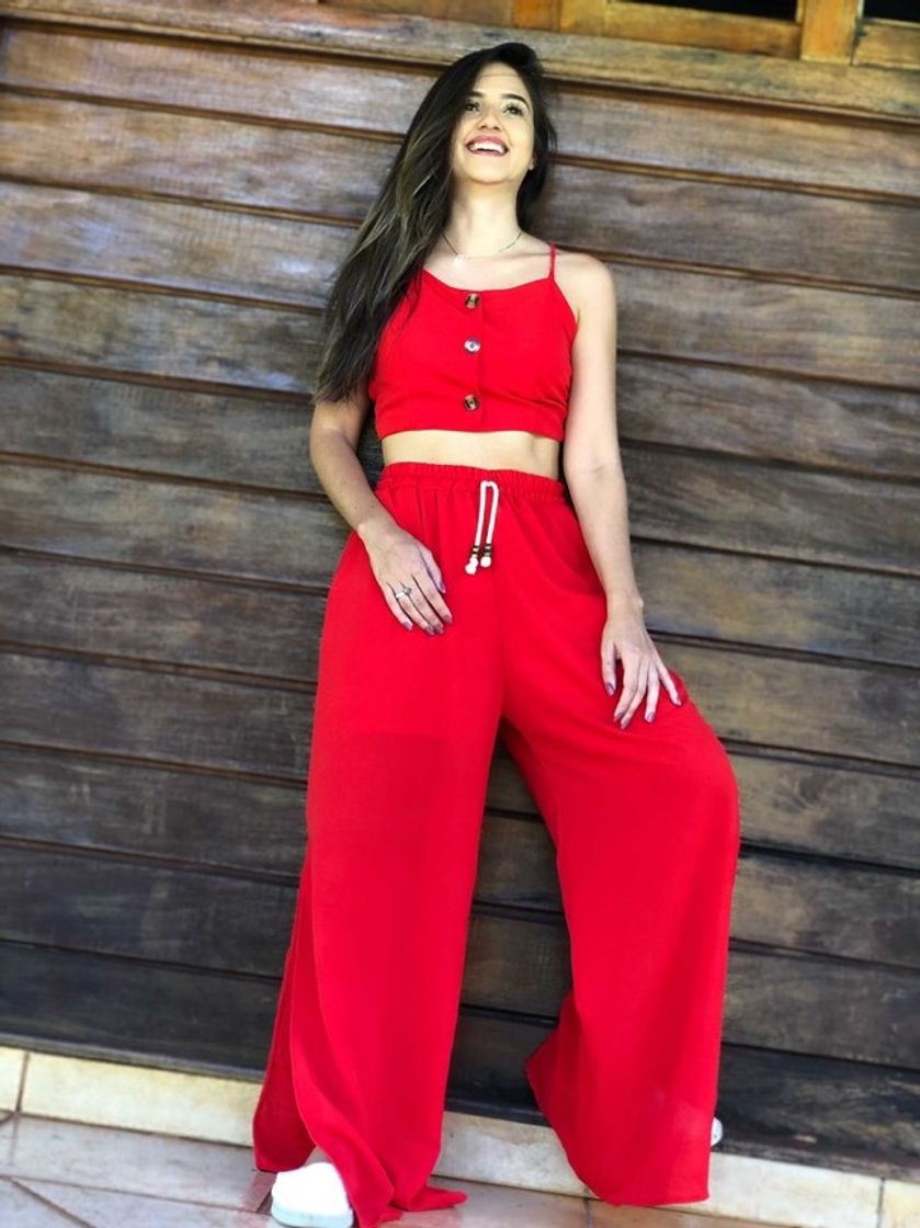 Moda Conjunto vermelho 