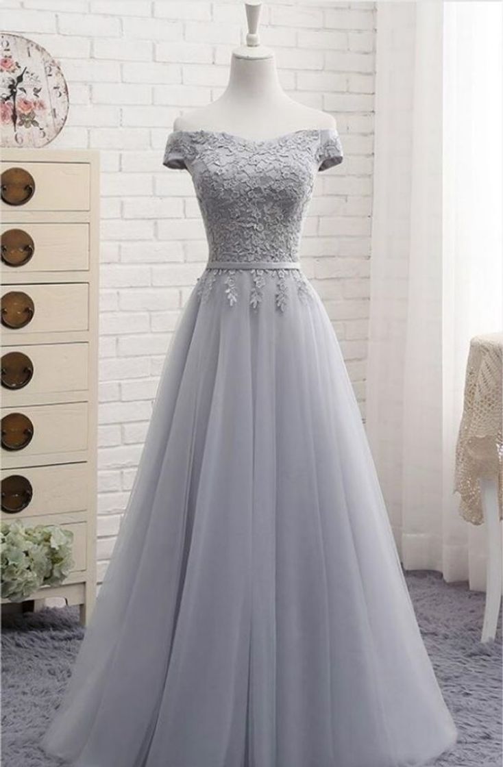 Social Vestido 15 anos cinza e saia de tule 