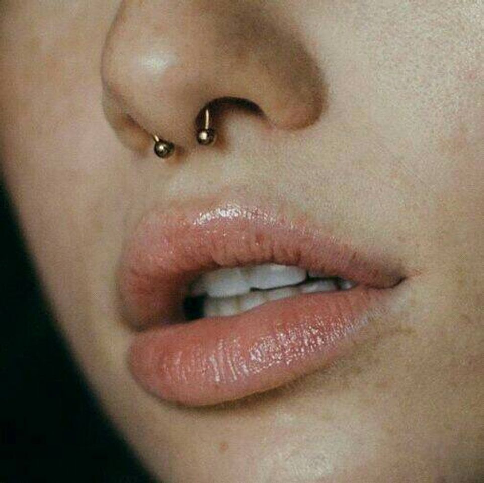 Moda piercing no septo