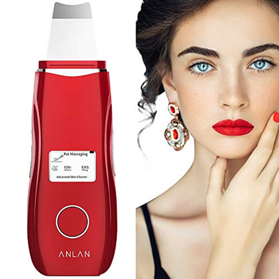 Places ANLAN Peeling Ultrasónico Facial con 5 Modos