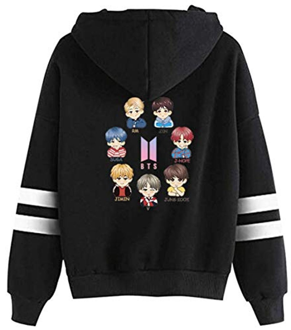 Fashion YIMIAO Mujer Bangtan Boys Love Yourself Sudaderas con Capucha KPOP Fans del