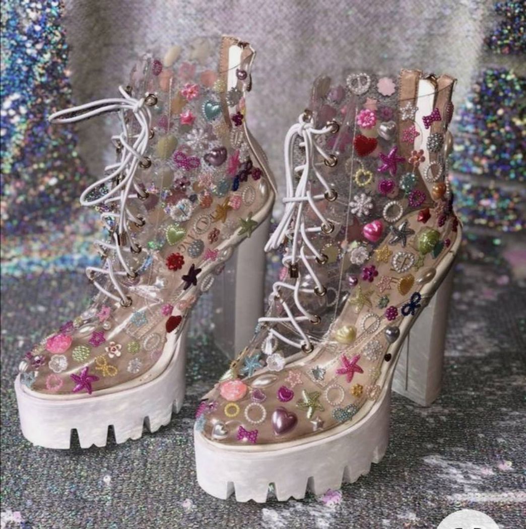 Moda Botas transparentes