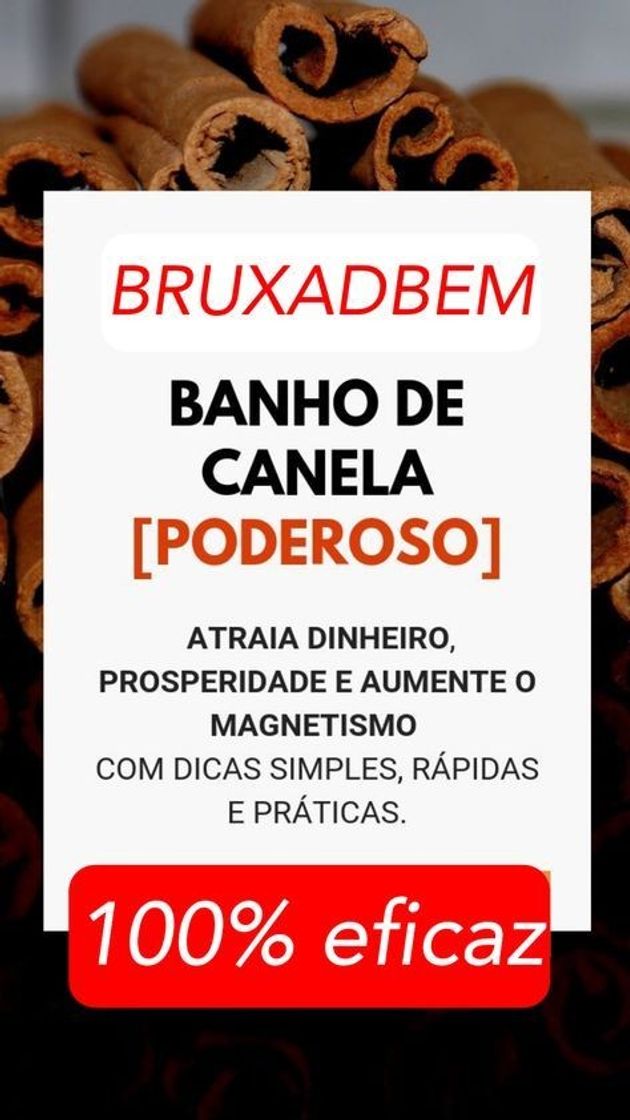 Fashion Banho de Canela para atrair prosperidade