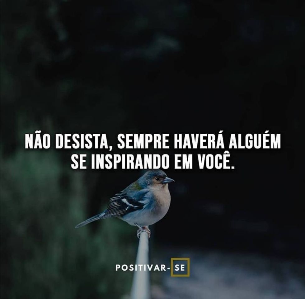 Fashion Motivação pessoal 