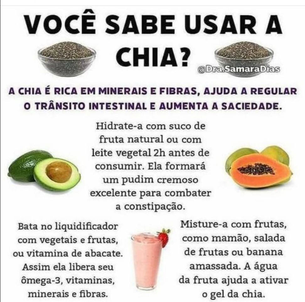 Moda Dicas... Chia