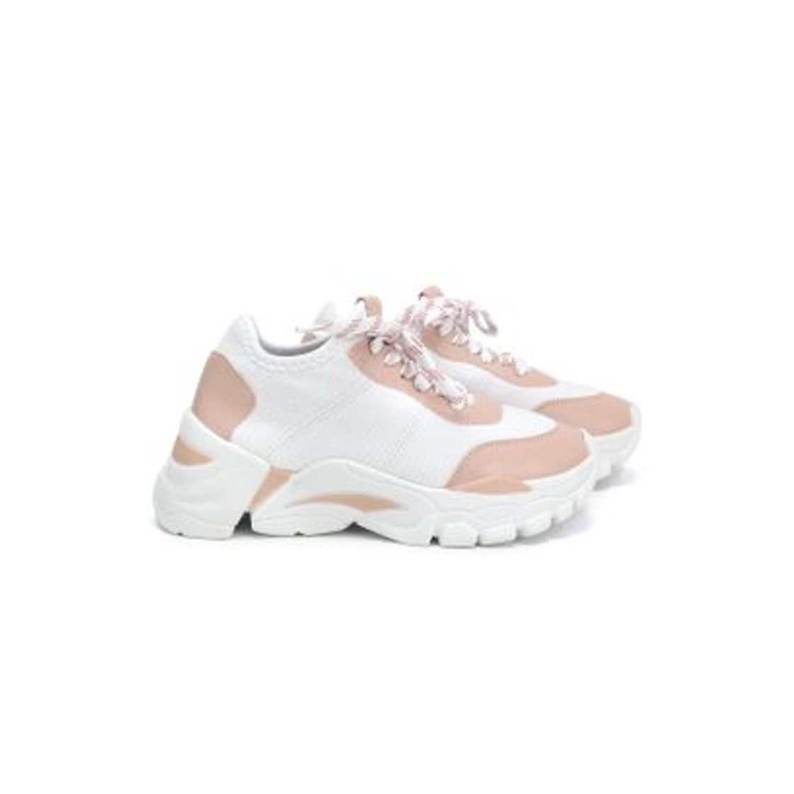 Productos TÊNIS BRANCO DAD SNEAKER COM DETALHS ROSA BEBE