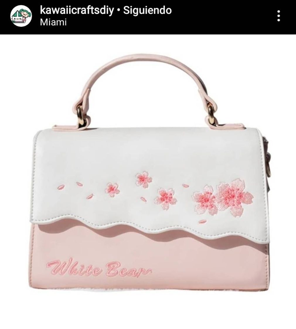 Moda Bolsa kawaii rosa