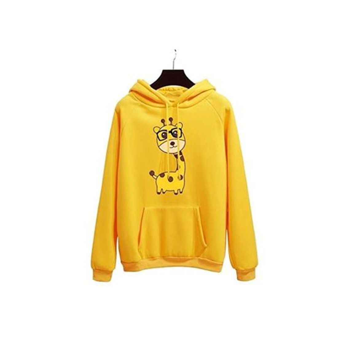 Social NO BRAND Jirafa linda Imprimir Escudo de Harajuku sudaderas oficina de las