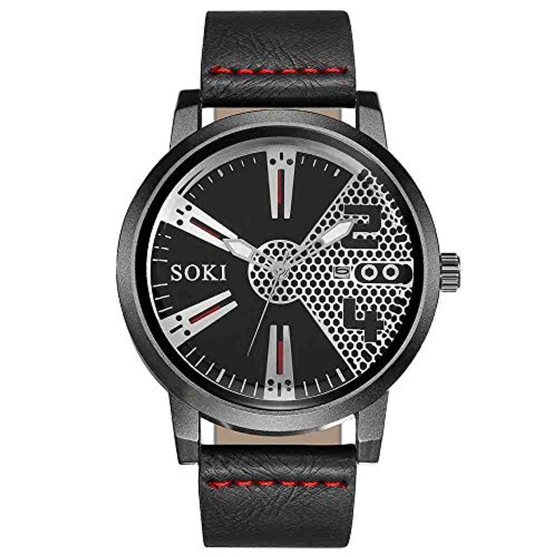 Moda OLUYNG Reloj de Pulsera Relojes para Hombre Reloj de Cuarzo Deportivo Reloj