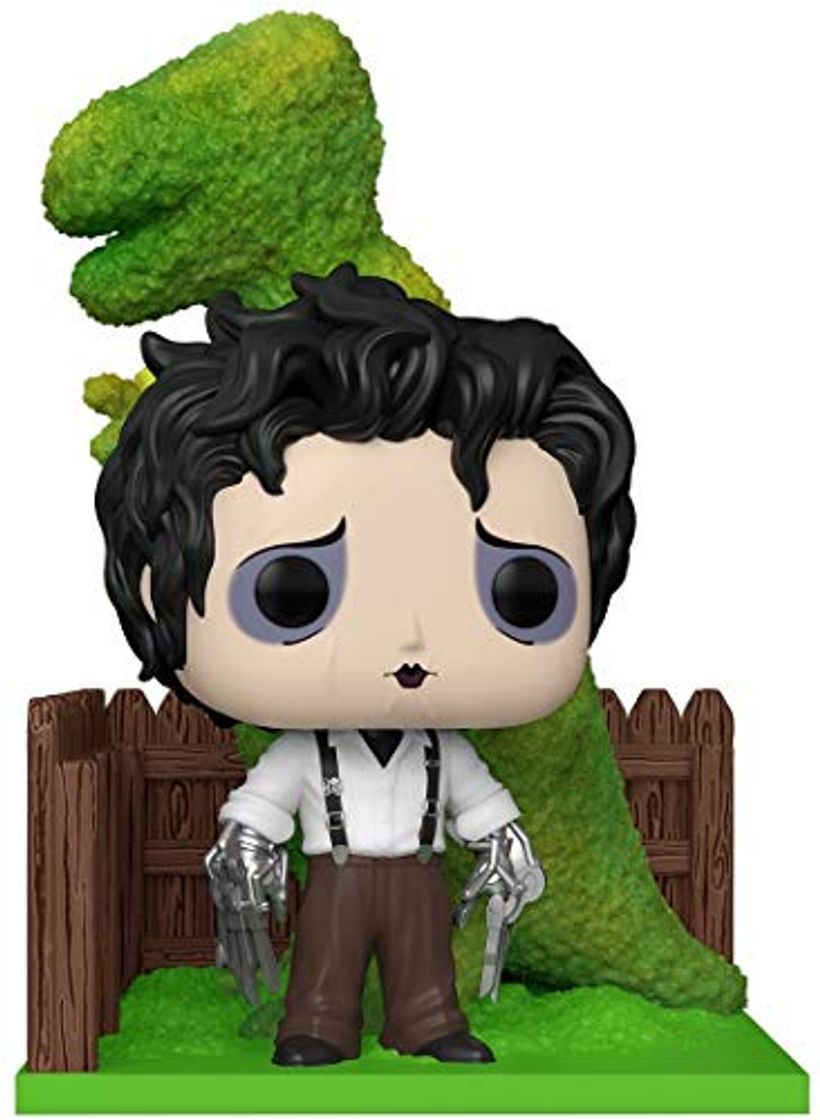 Product Funko- Pop Deluxe: Edward Scissorhands-Edward & DinoHedge Figura Coleccionable, Multicolor