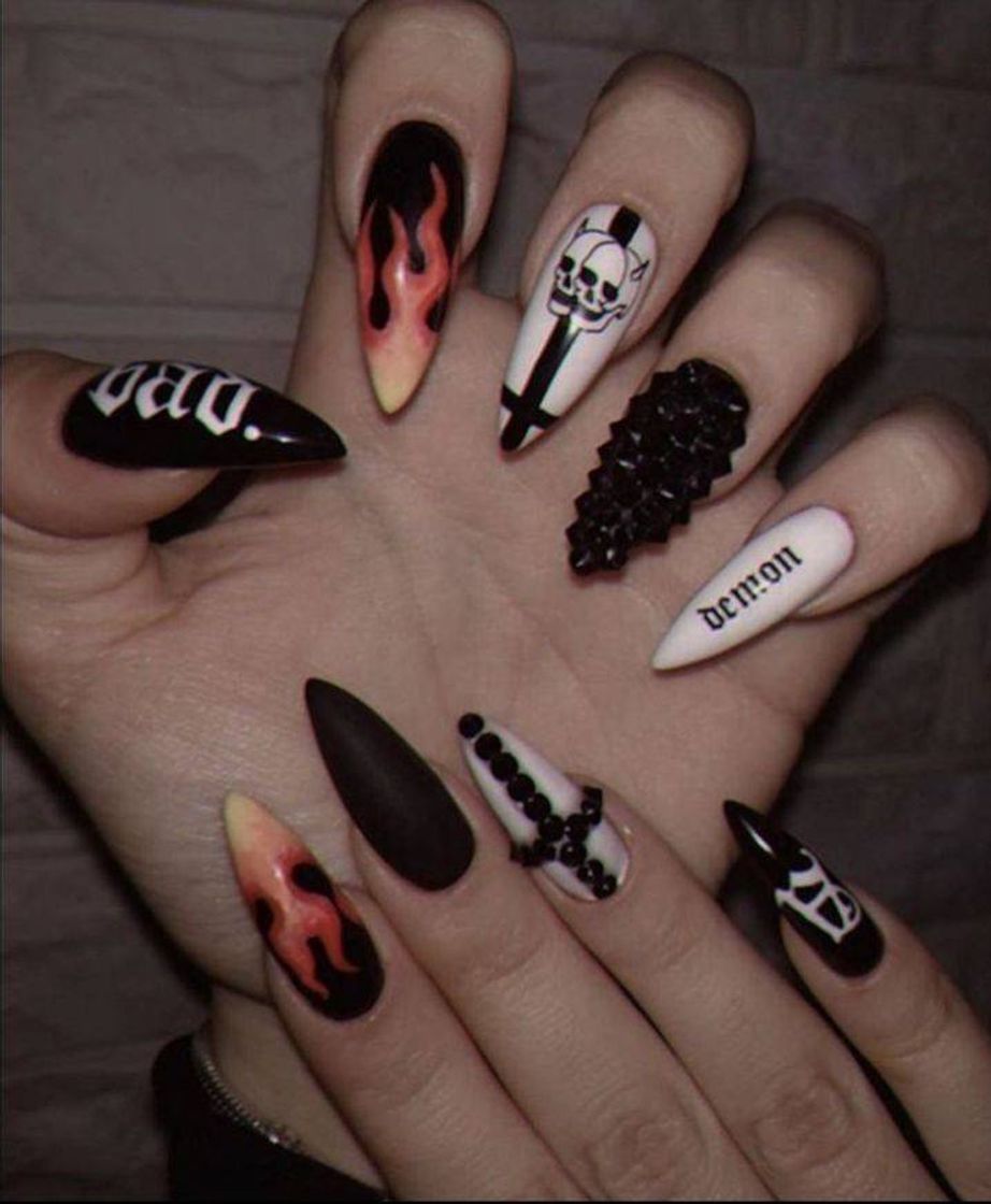 Moda Decoração de unhas