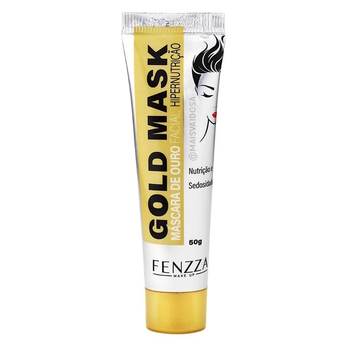 Moda Máscara de Ouro Facial Gold Mask Hipernutrição Fenzza 50g