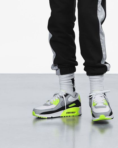 Nike Low Air Max 90 - Zapatillas de piel unisex para niños