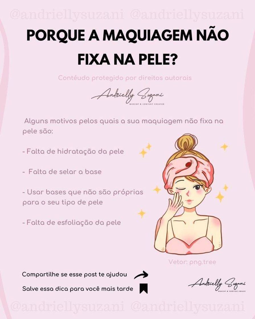 Fashion Porque a maquiagem não fixa na pele ??