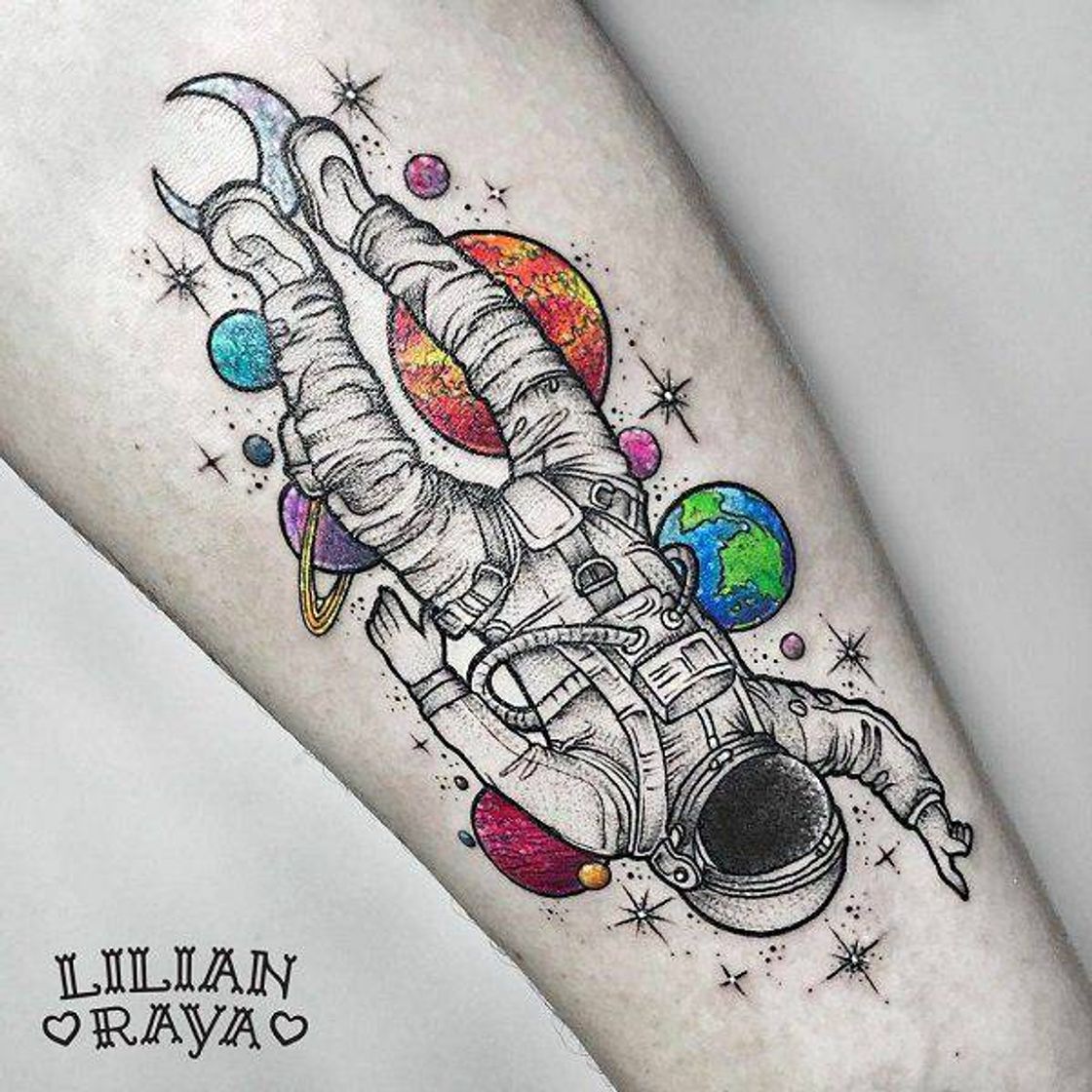 Fashion Tattoo astronaut 