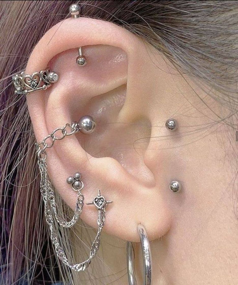 Moda Piercings prata