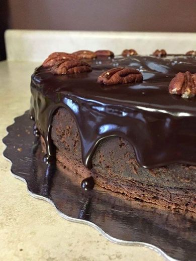 Receita deliciosa bolo chocolate com ganache