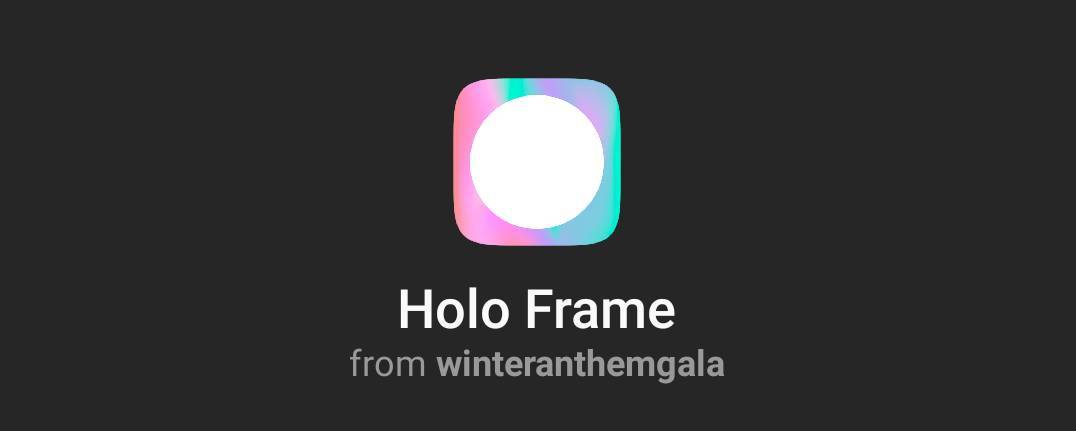 Social Holo frame