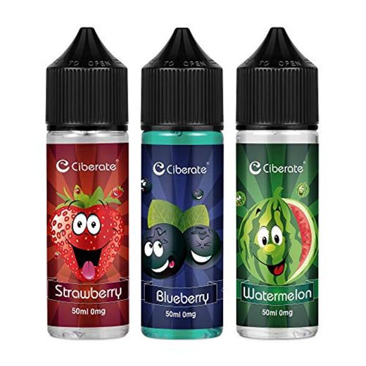 Ciberate 50mlx3 Vaper Liquido Premium Ecig Vape Juice E Liquido E Juice