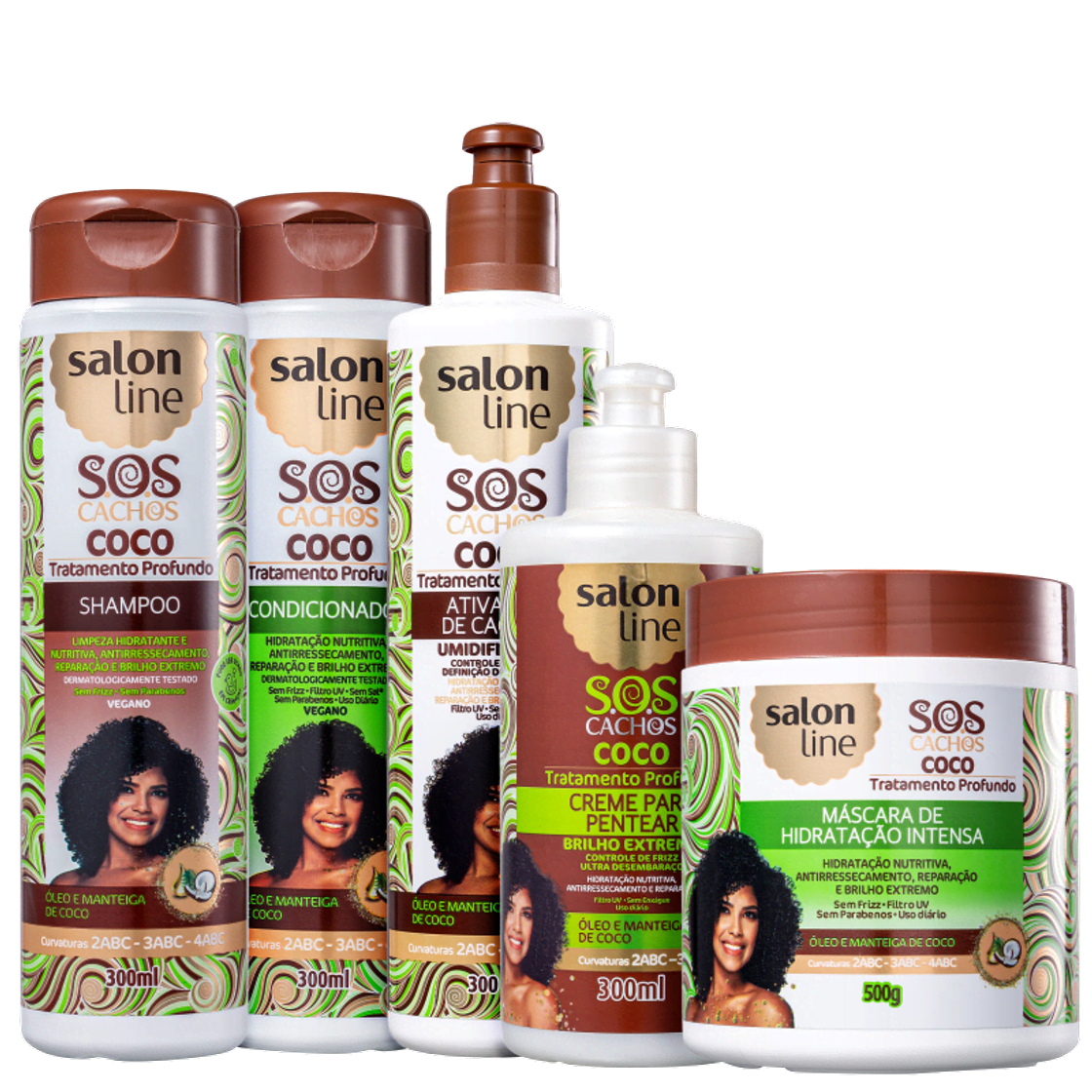 Productos Kit Salon Line S.O.S Cachos Coco Full