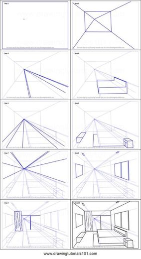 Construção de um quarto com apenas um ponto de fuga 