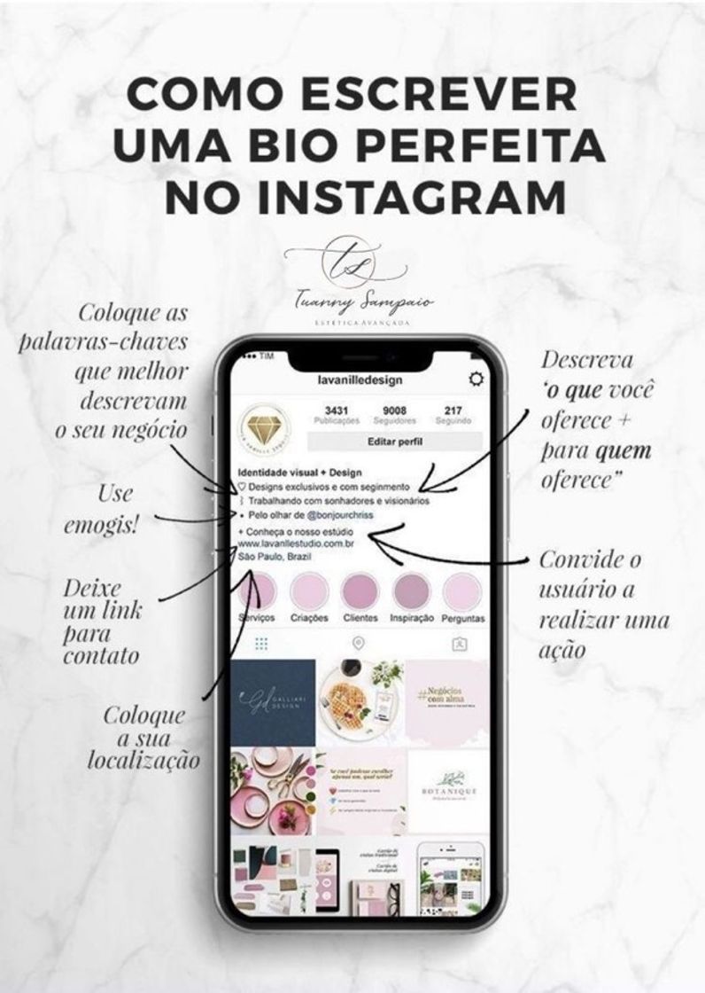 Moda Bio do Instagram perfeita 