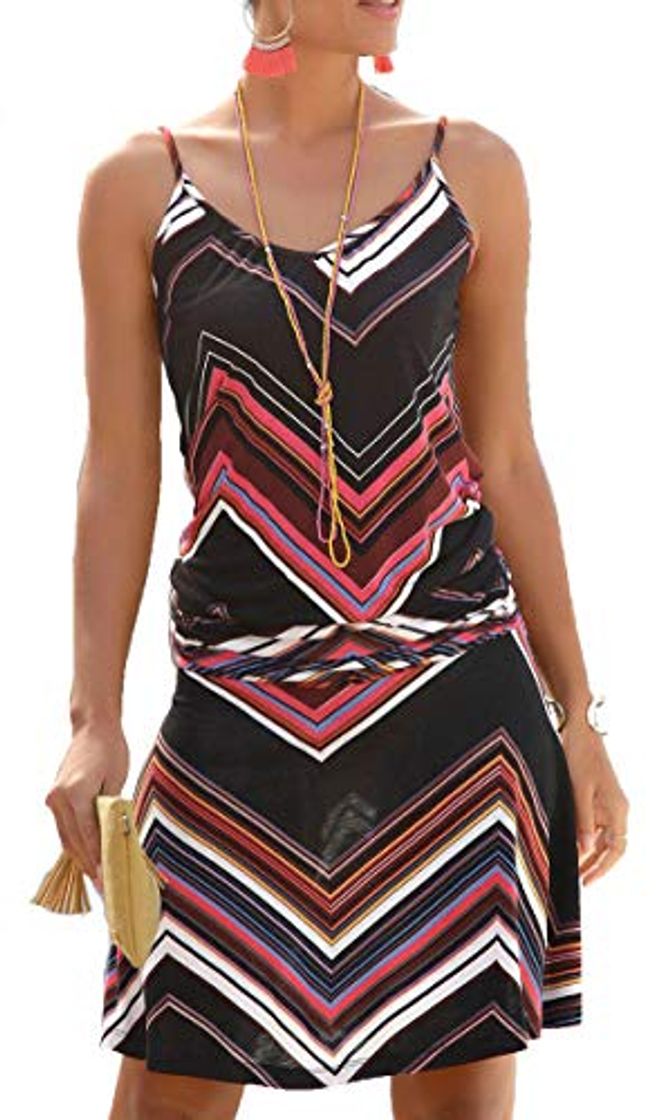 Social JFAN Vestido Largo para Mujer Sexy Vestido de Playa con Boho Falda