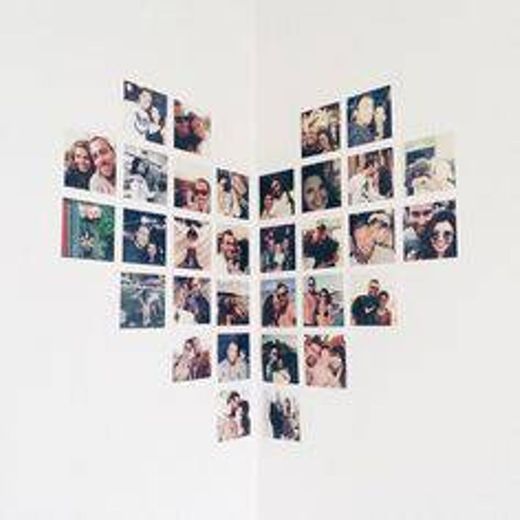 Decoração com fotos.