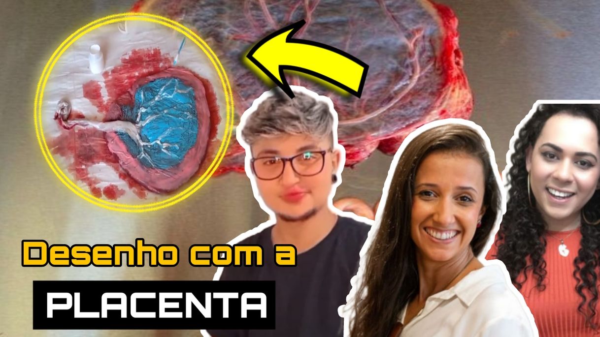 Fashion Desenho com a placenta