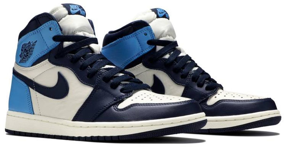 Moda Air Jordan 1 Retro High OG 'Obsidian' - Air Jordan - 555088 140 - Goat