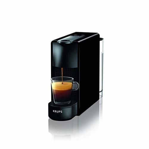 Krups Nespresso XN1108 Essenza Mini Cafetera de cápsulas, 1260 vatios, negra, 0.6