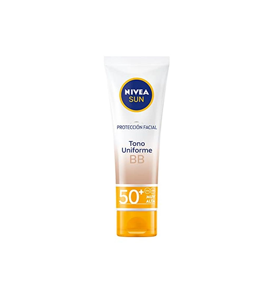 Belleza NIVEA SUN Protección Facial UV BB Anti-edad FP 50+