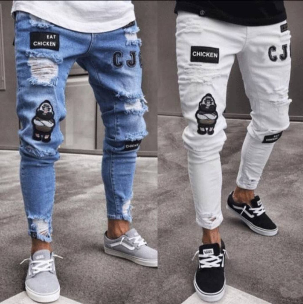 Moda Calça Jeans Skinny Desfiada