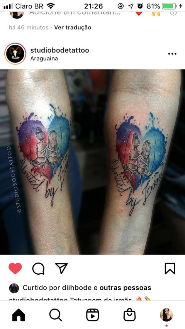 Moda Tattoo irmãs 