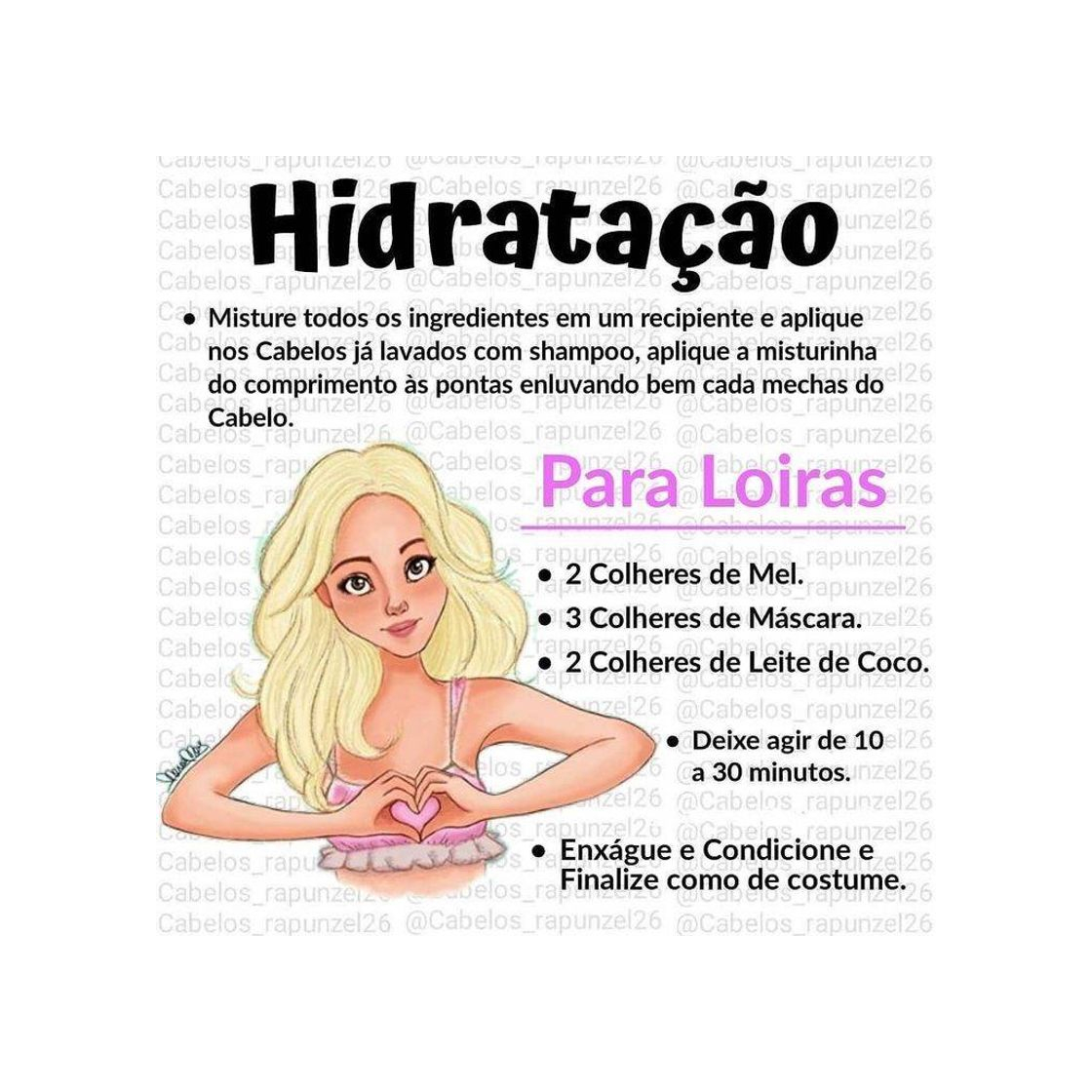 Producto Hidratação cabelo loiro 