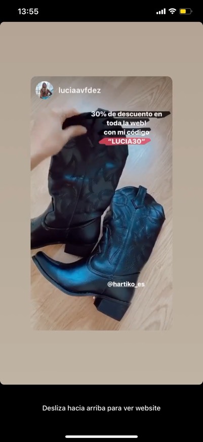 Product BOTAS COWBOY NEGRAS